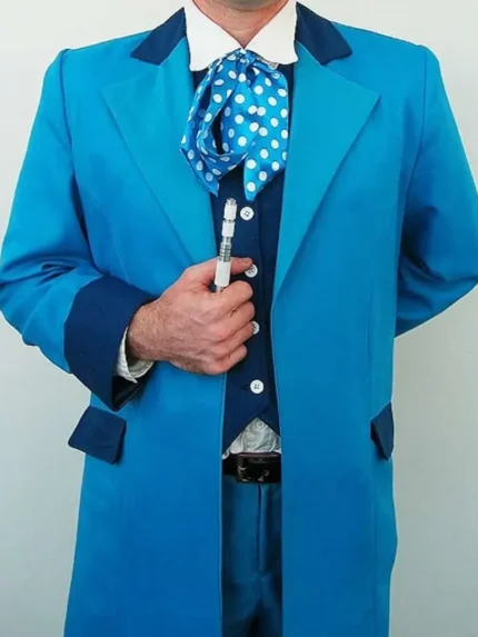 Colin Baker The Sixth Doctor Blue Coat