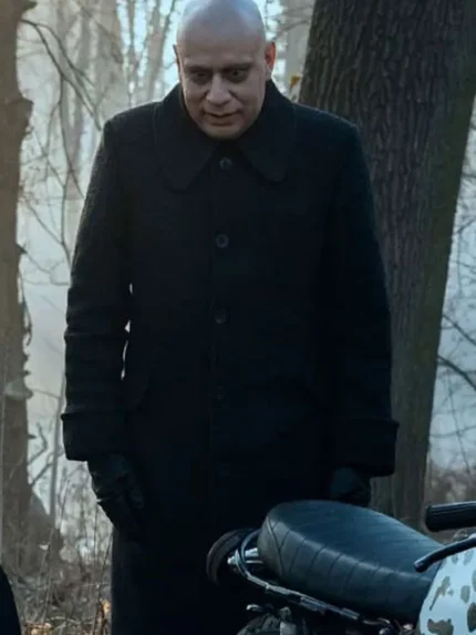 Fred Armisen Wednesday Wool Coat front