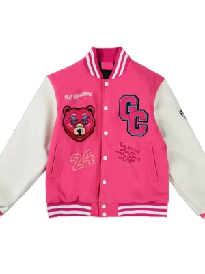 Gag City Pink Varsity Jacket