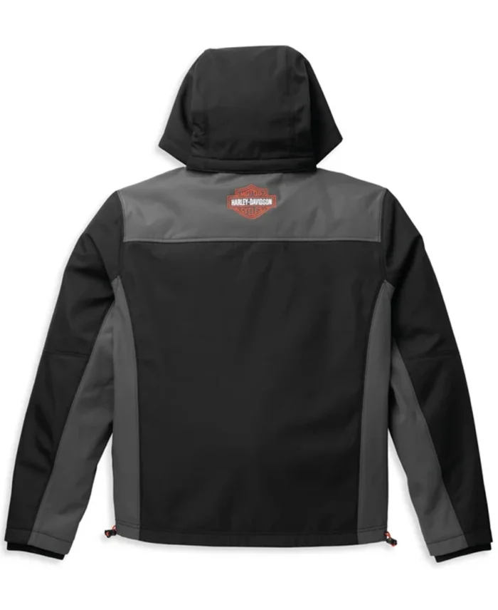 Men's Bar & Shield Softshell Jacket back