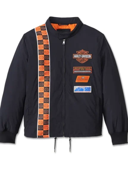 Men's Race Stripes Coaches Jacket front