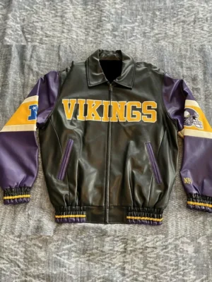 Minnesota Vikings Leather Jacket