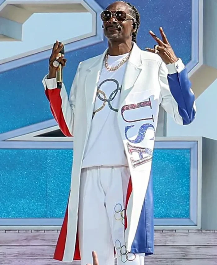 Olympic Snoop Dogg LA28 Handover Celebration Coat front