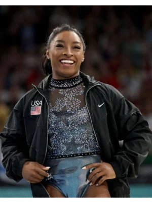 Olympics-2024-Team-USA-Simone-Biles-Black-Jacket
