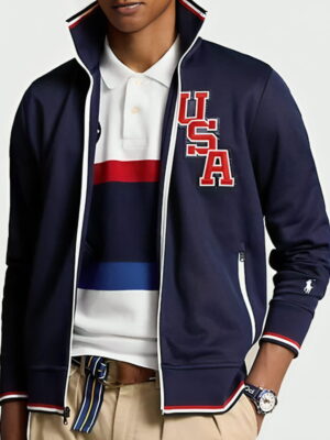 Paris-Olympics-2024-Team-USA-Track-Navy-Blue-Jacket