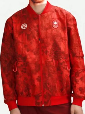 Team-Canada-Olympic-2024-Red-Bomber-Jacket-1-510x600