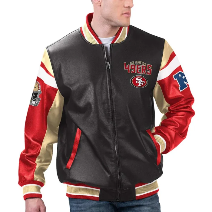 san-francisco-49ers-varsity-leather-jacket