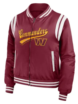 washington-commanders-burgundy-bomber-jacket