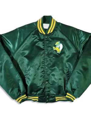 80’s Oregon Ducks Green Bomber Jacket