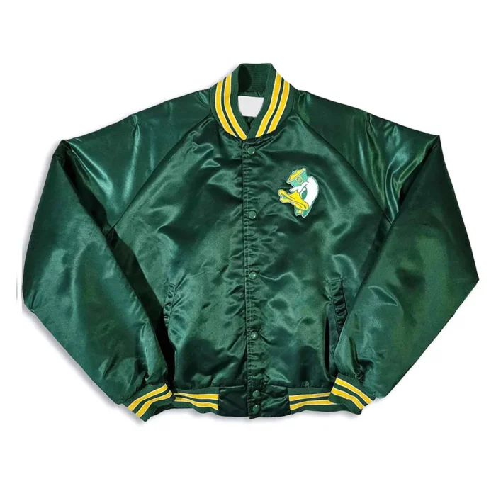 80’s Oregon Ducks Green Bomber Jacket