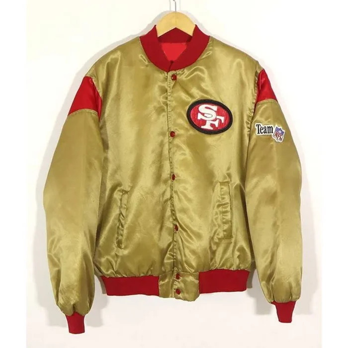 80’s San Francisco 49ers Teddy Satin Jacket Sale