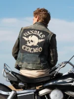 Austin Butler The Bikeriders Denim Vest Men