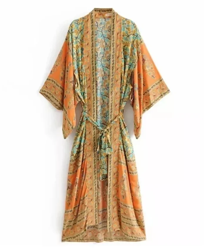 Beth Dutton Kimono Robe front