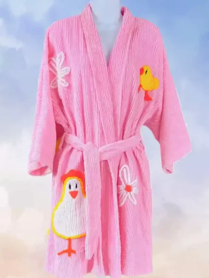 Chicks Rule Bathrobe front