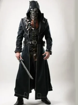 Corvo Attano Dishonored Leather Trench coat