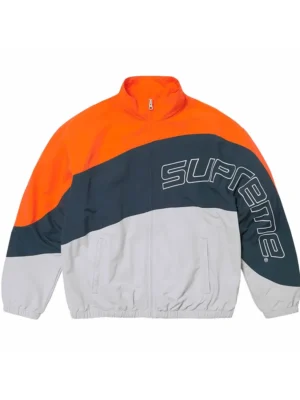 Curve Orange & Grey Track Jacket front