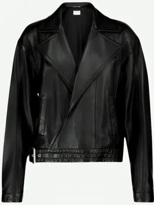 Emily in Paris S02 Camille Leather Jacket back