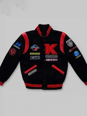 Kavinsky Reborn Varsity Jacket front