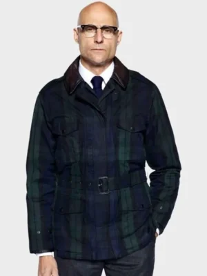 Kingsman Mark Strong Merlin Cotton Jacket front