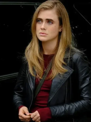 Michaela Stone Manifest Leather Jacket front