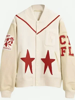 Taylor Swift Gant Blank Canvas Varsity Jacket front