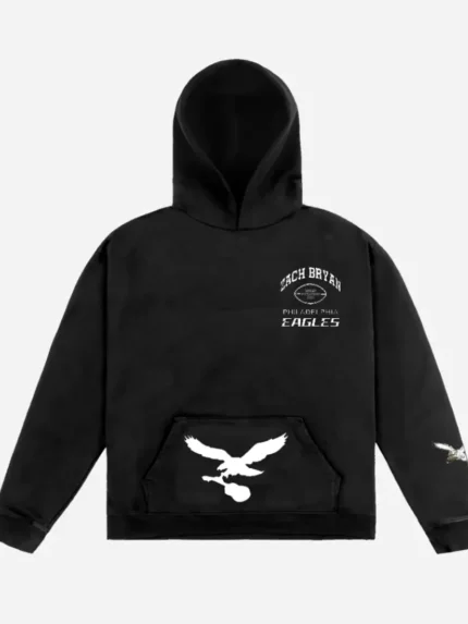 Zach Bryan Philadelphia Eagles Hoodie front