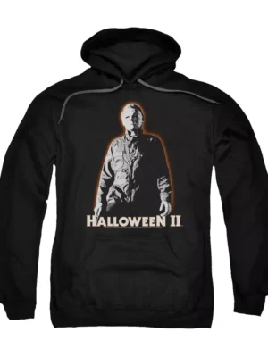 Halloween Hoodie Michael Myers Glow Black Hoodie front