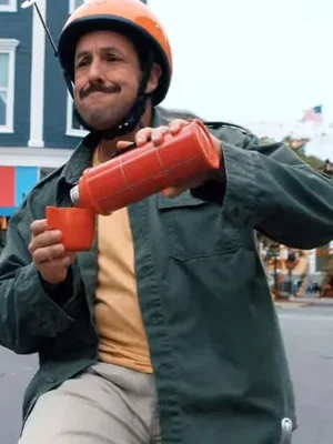Hubie Halloween Adam Sandler Green Jacket front