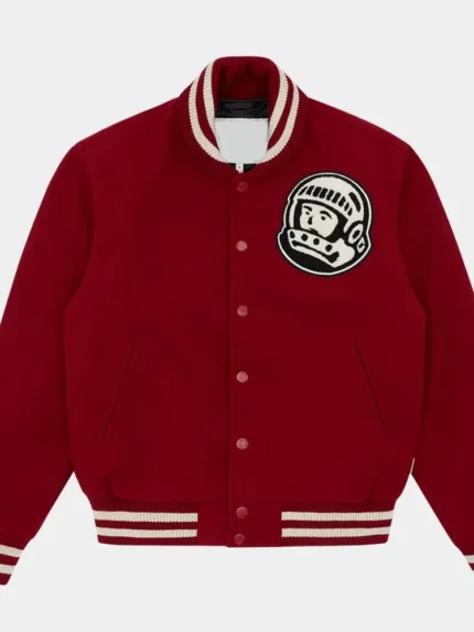 Astro BBC Burgundy Varsity Jacket