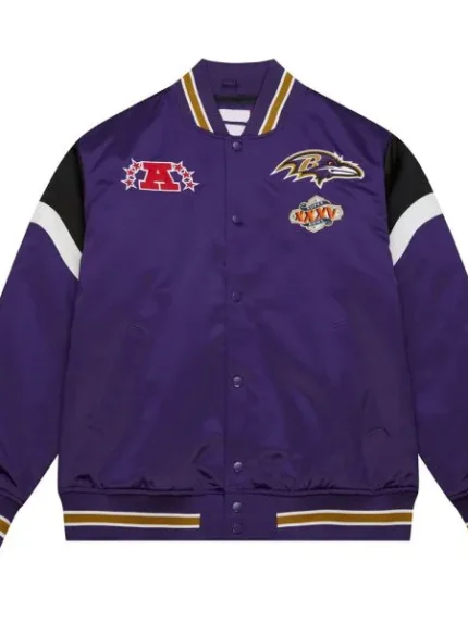 Baltimore Ravens Heavyweight Satin Jacket