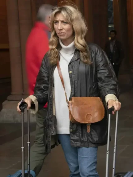 Daisy Haggard Breeders Ally Black Satin Jacket