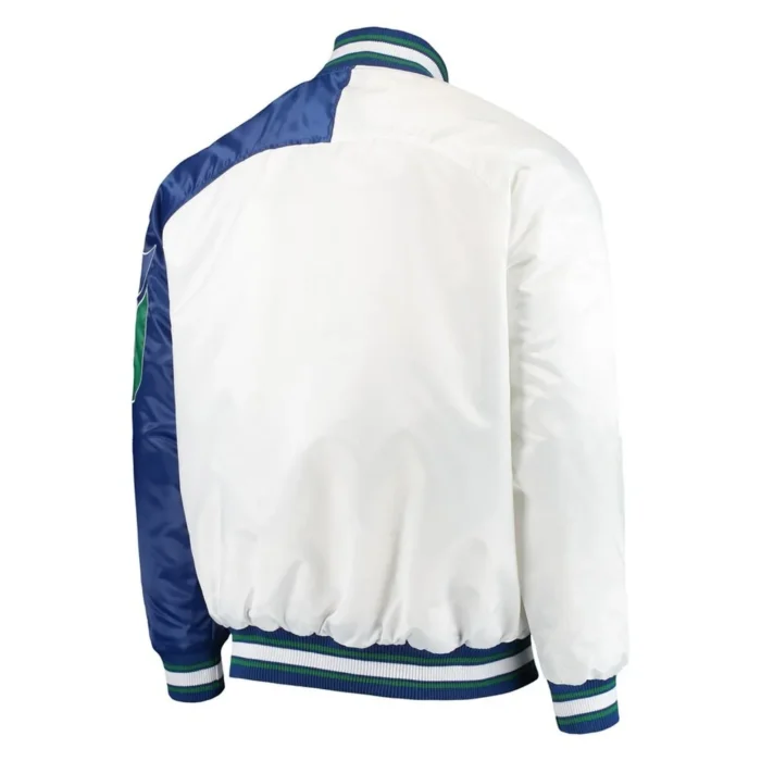 Dugout Championship Hartford Whalers White and Blue Jacket Sale