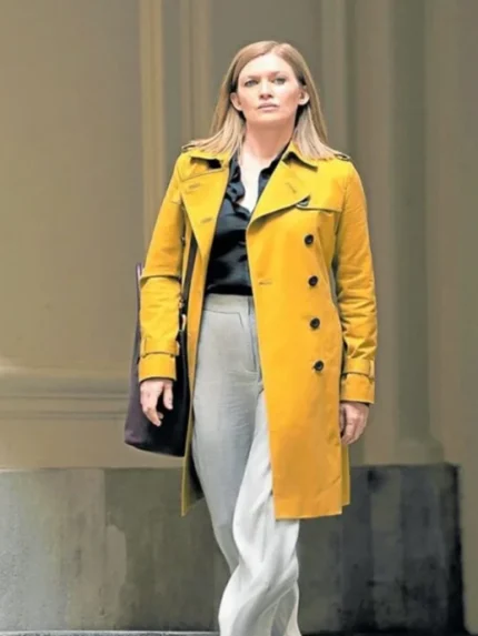 Hanna Marissa Yellow Cotton Coat