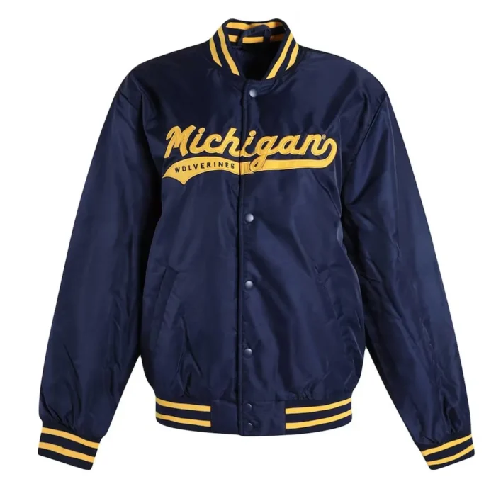 Michigan Wolverines A-Game Navy Jacket