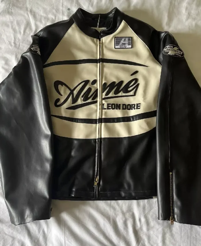 Rare Aime Leon Dore Leather Cafe Racer Jacket