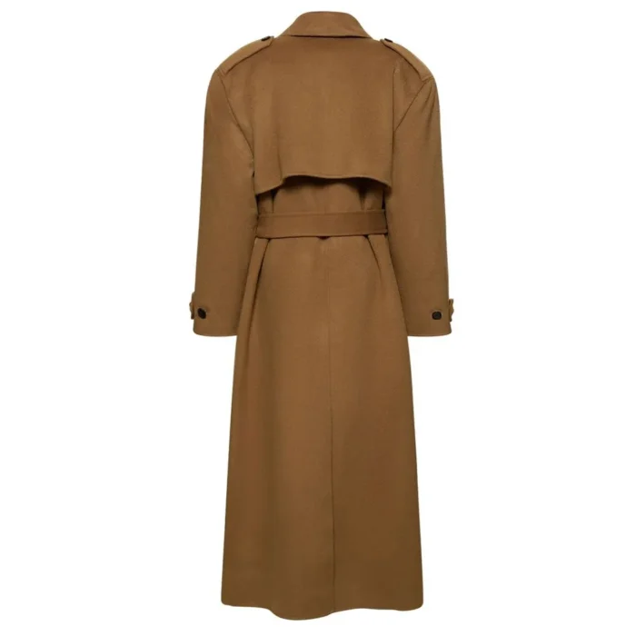 Selena Gomez Brown Trench Coat Sale