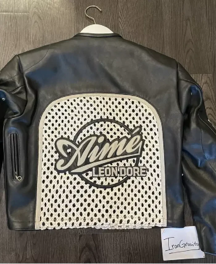 Vanson x Aime Leon Dore ALD Raffia Leather Jacket