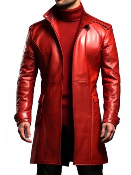 mens-red-leather-coat