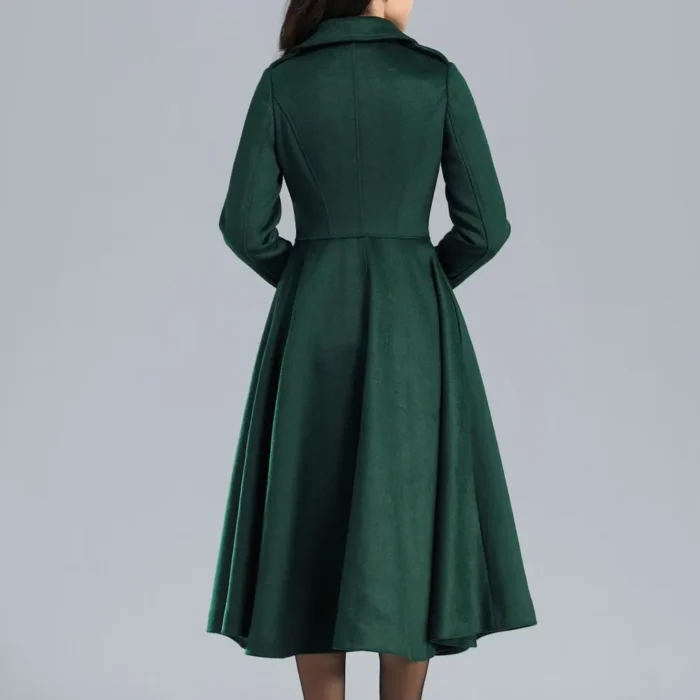 womens-swing-double-breasted-green-wool-coat