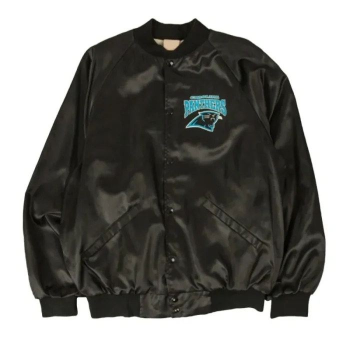 1990’s Black Carolina Panthers Satin Jacket