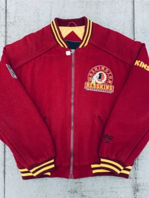 1990’s Washington Redskins Burgundy Varsity Wool Jacket
