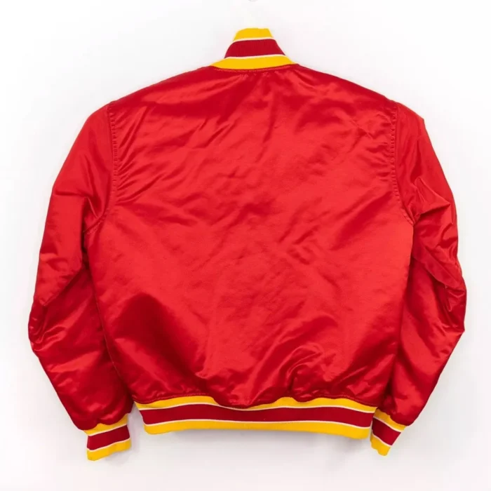 Atlanta Hawks Vintage Red Bomber Jacket Sale