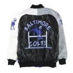 Baltimore Colts The Reliever Varsity Satin Jacket Sale