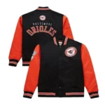 Baltimore Orioles Primetime Vintage Logo Satin Black Jacket