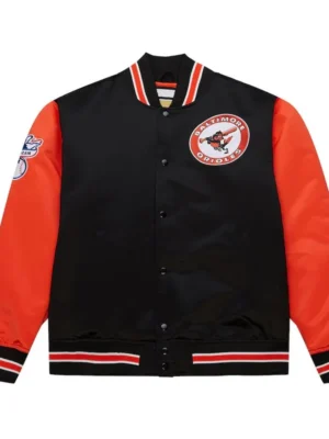 Baltimore Orioles Primetime Vintage Logo Satin Jacket