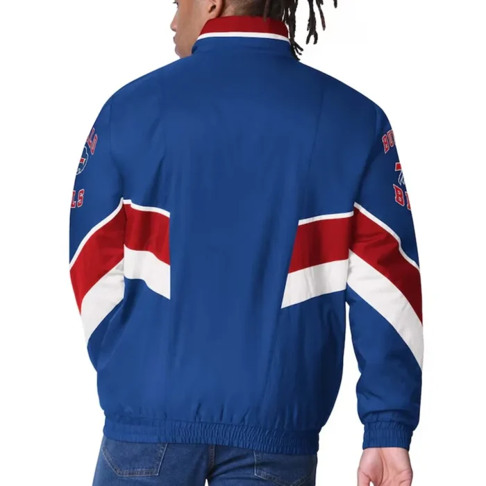 Buffalo Bills Captain Royal Varsity Satin Jacket Sale