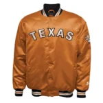Burnt Orange Texas Longhorns Satin Jacket