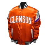 Clemson Tigers Power Orange Satin Jacket