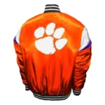 Clemson Tigers Power Orange Satin Jacket Sale