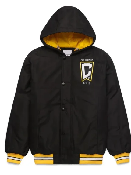 Columbus Crew Black Hooded Jacket
